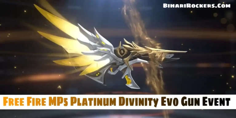 Free Fire MP5 Platinum Divinity Evo Gun Event 2022