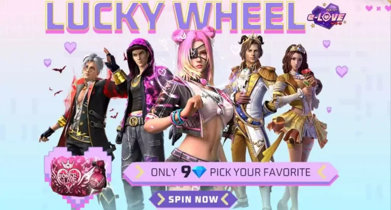 Free Fire Lucky Wheel Valentine Day Event 2023 Claim Rare Bundles
