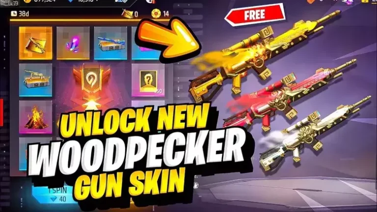How To Get New Woodpecker Gun Skin In Free Fire Max 2023 Free