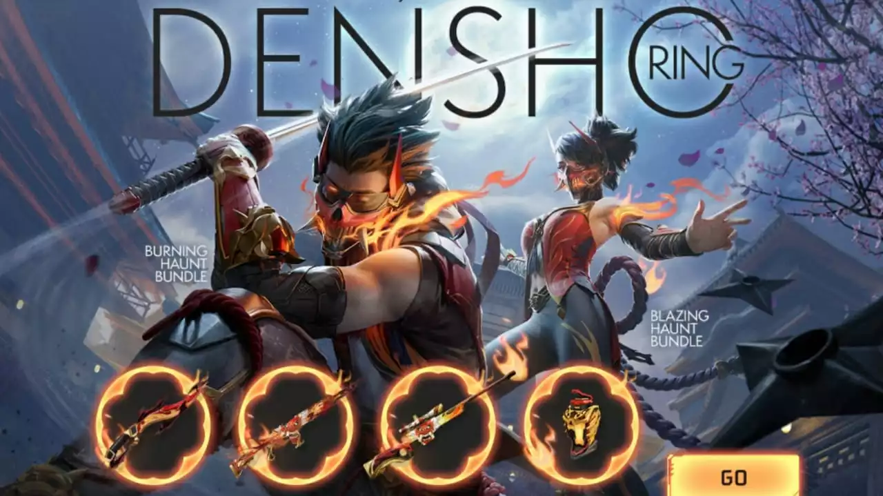 Free Fire Max Densho Ring New Event Today Get New Bundles and Gun Skins
