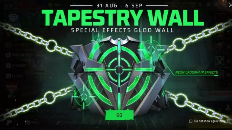 How To Get New Tapestry Gloo Wall In Free Fire Max 2023