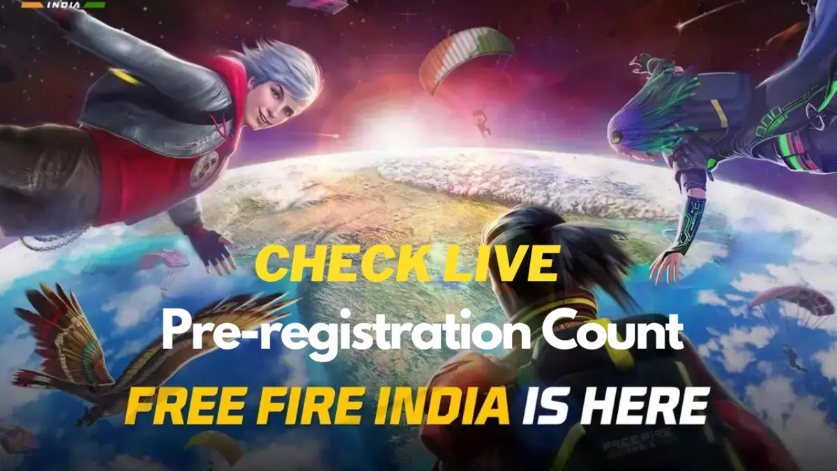 Free Fire India Pre-registration Count Number, Hits 44 M+, Check Live Count